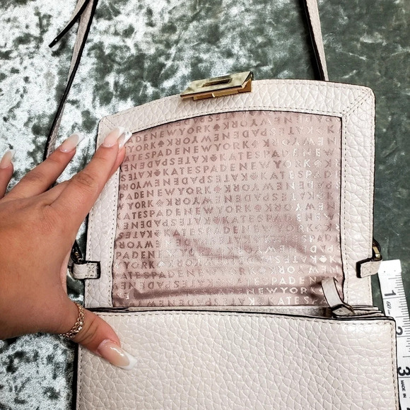 Kate Spade Small Merrick Everett Way Tan Crossbody Bag - Picture 6 of 10